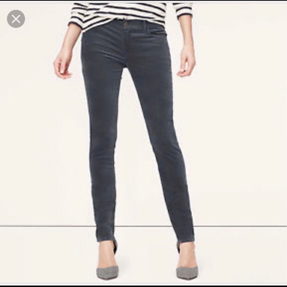 ❎DONATED❎ Loft Outlet OLIVE Modern Skinny Cords - Picture 7 of 8